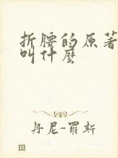 折腰的原著小说叫什么