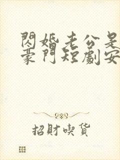 闪婚老公是超级豪门短剧安南