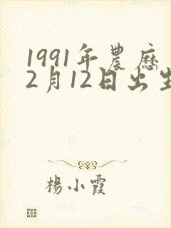 1991年农历2月12日出生人的命运