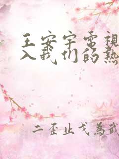 王安宇电视剧陷入我们的热恋免费观看