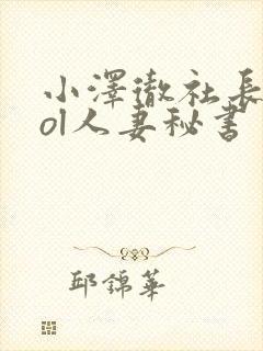 小泽彻社长秘书ol人妻秘书