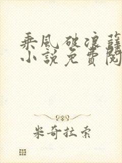 乘风破浪薛家良小说免费阅读笔趣阁