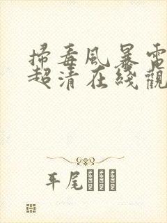 扫毒风暴电视剧超清在线观看