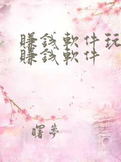 赚钱软件玩游戏赚钱软件