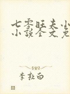 七零旺夫小媳妇小说全文免费阅读