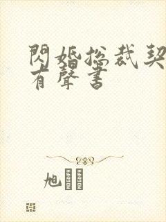 闪婚总裁契约妻有声书
