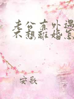 老公有外遇到我不想离婚怎么办