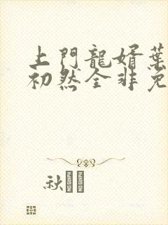 上门龙婿叶辰萧初然全非免费观看