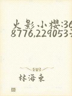 火影小樱:368776,229053游戏