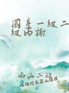 国产一级二级三级内谢