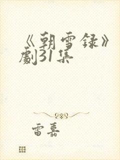 《朝雪录》电视剧31集