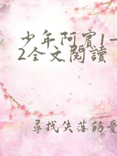 少年阿宾1—72全文阅读