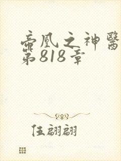 帝凰之神医弃妃第818章