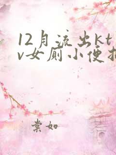 12月流出ktv女厕小便拍