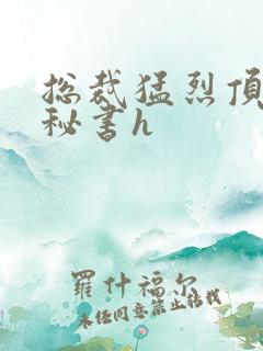 总裁猛烈顶弄h秘书h
