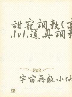 甜宠调教(高h,1v1,道具调教)
