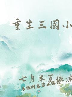 重生三国小侯爷