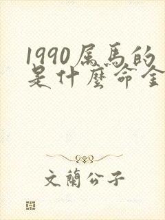 1990属马的是什么命金木水火土五行
