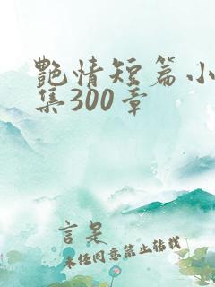 艳情短篇小说合集300章