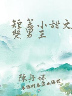 短篇小甜文小说双男主