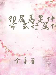 90属马是什么命 五行属什么