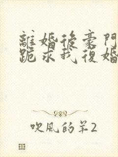 离婚后豪门前夫跪求我复婚小说