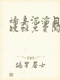 娇妻沉沦日记许晓雅免费阅读