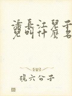 潘长江儿子和女儿叫什么名字