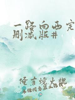 一路向西完整未删减版#