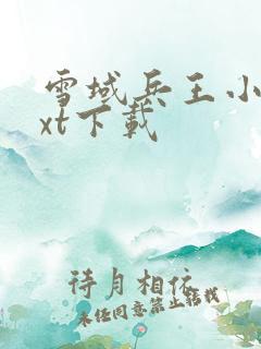 雪域兵王小说txt下载