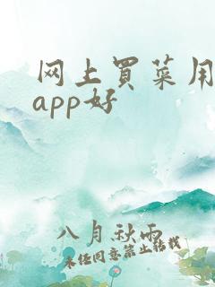 网上买菜用哪个app好