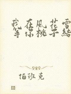 我在风花雪月里等你桃子结局