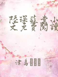 陆琛苏棠小说全文免费阅读