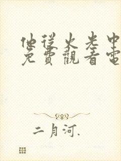 他从火光中走来免费观看电视剧