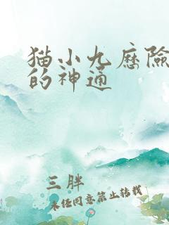 猫小九历险记中的神通