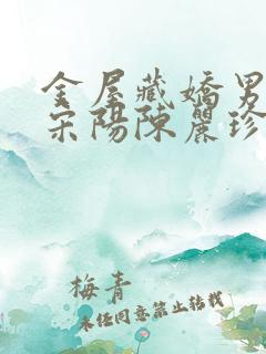 金屋藏娇男主角宋阳陈丽珍