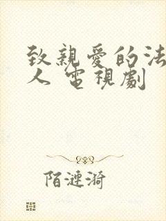 致亲爱的法官大人 电视剧
