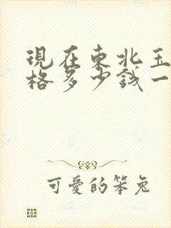 现在东北玉米价格多少钱一斤