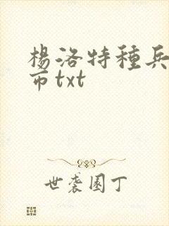 杨洛特种兵在都市txt