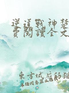 逆道战神楚枫免费阅读全文笔趣阁