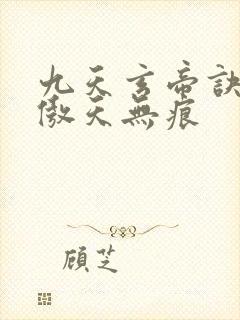 九天玄帝诀小说傲天无痕