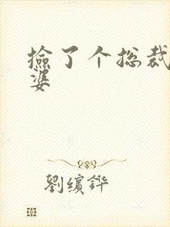 捡了个总裁做老婆