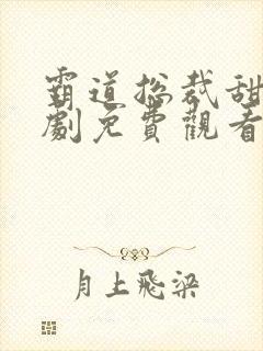 霸道总裁甜宠短剧免费观看
