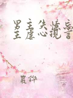 男主失忆忘记女主虐心现言