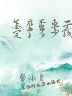 怎么查车子定损定了多少钱
