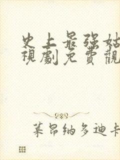 史上最强姑爷电视剧免费观看高清