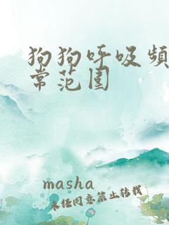 狗狗呼吸频率正常范围