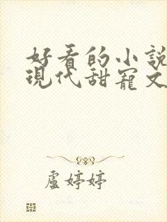 好看的小说言情现代甜宠文