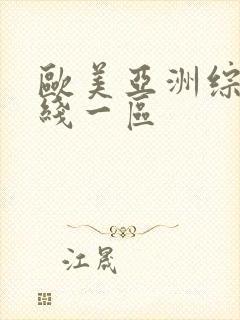 欧美亚洲综合在线一区