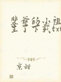 裴爷的小祖宗重生了下载txt